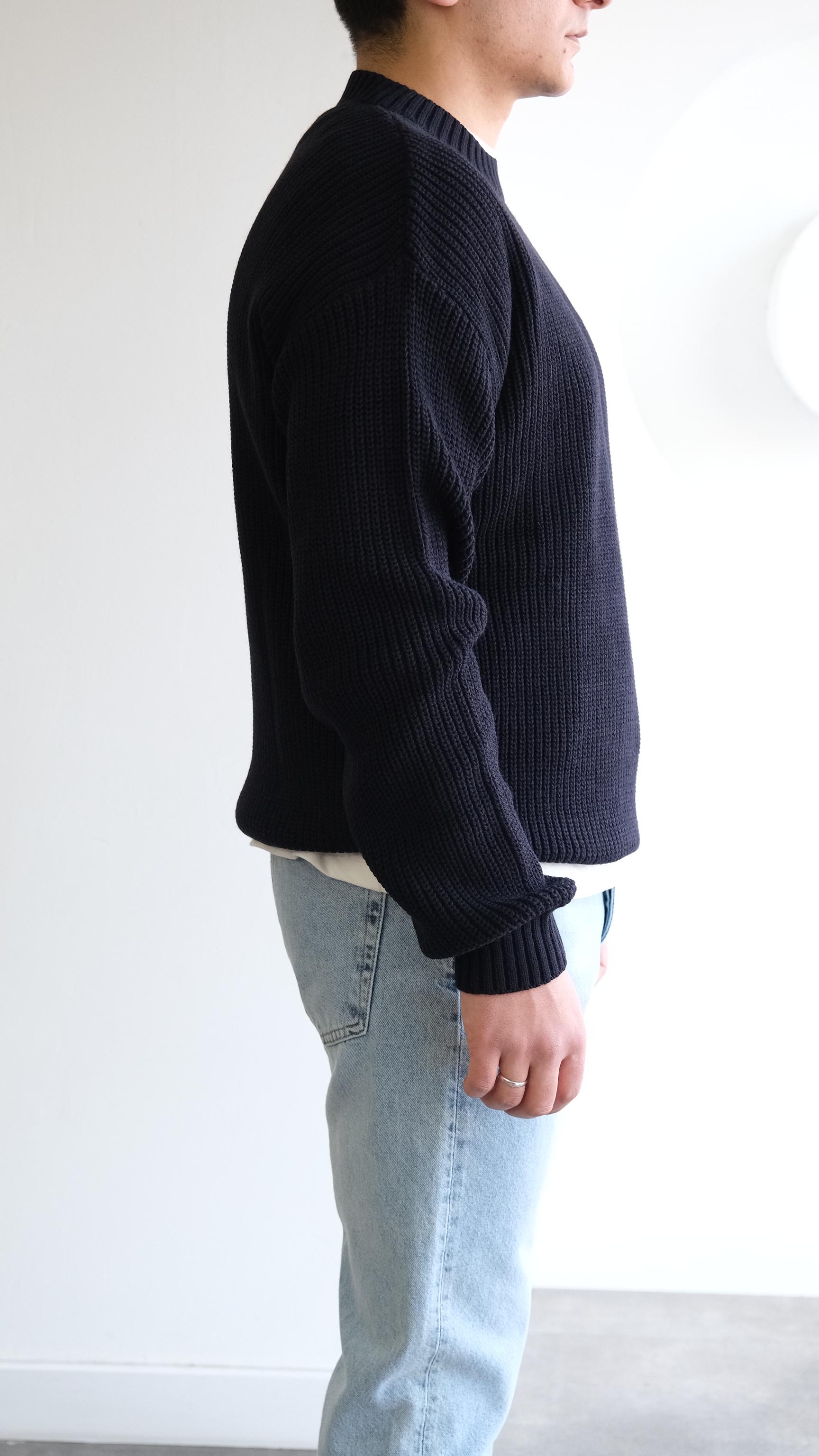 Lacivert Örme Kazak