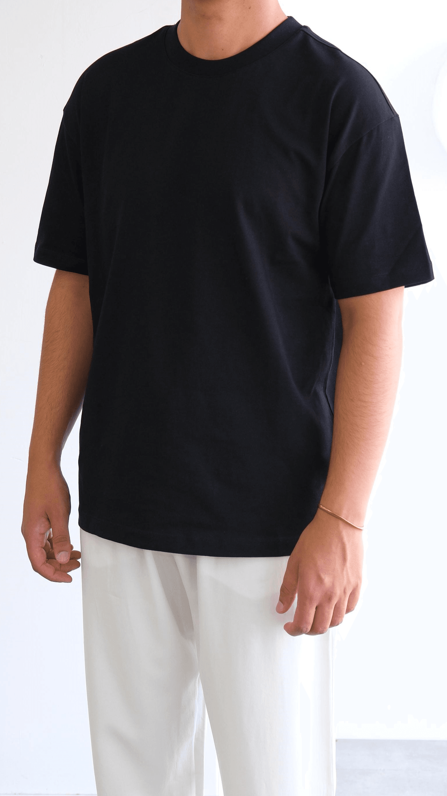 Basıc Siyah Oversize Tshirt