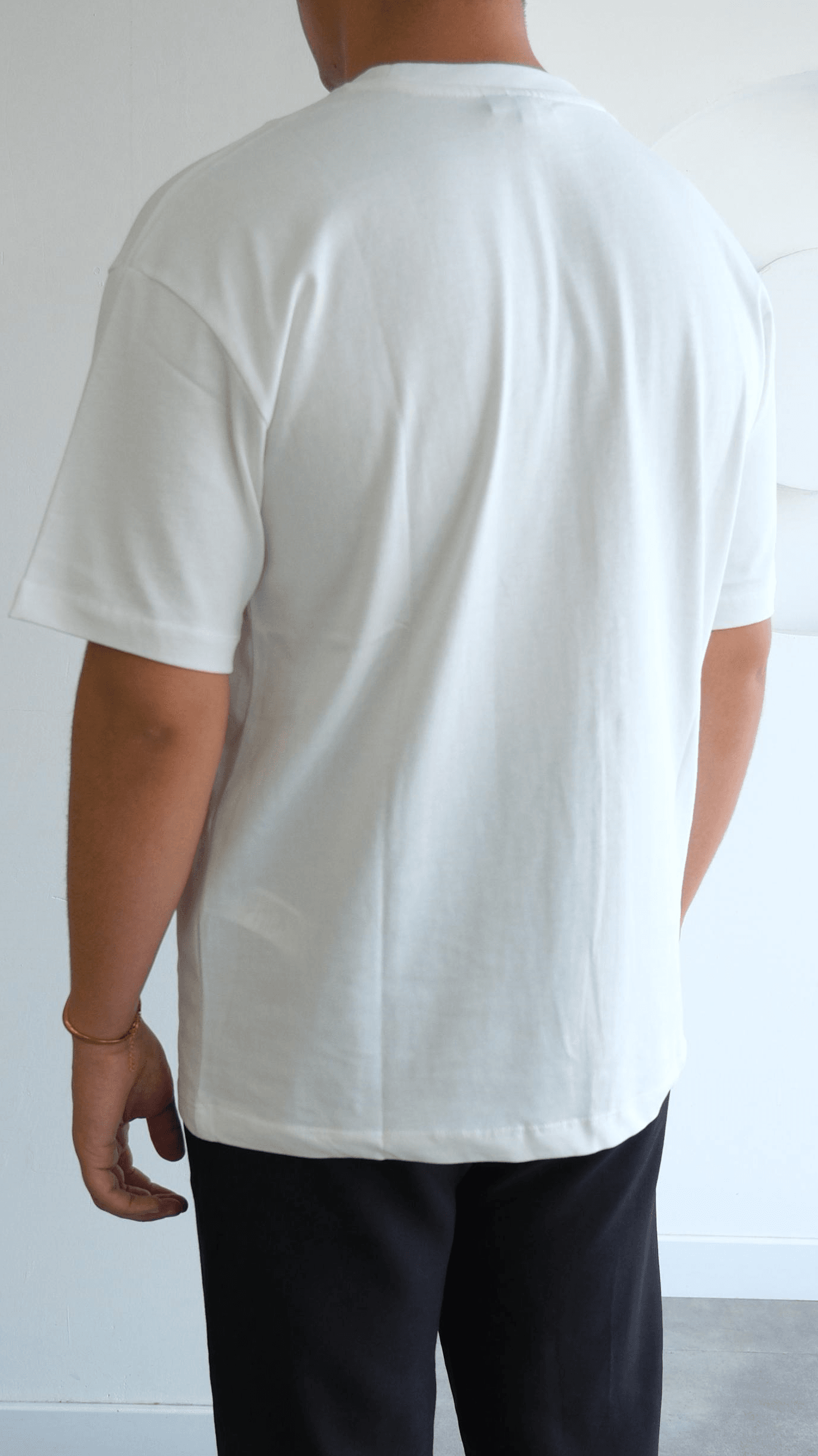 Basıc Beyaz Oversize Tshirt