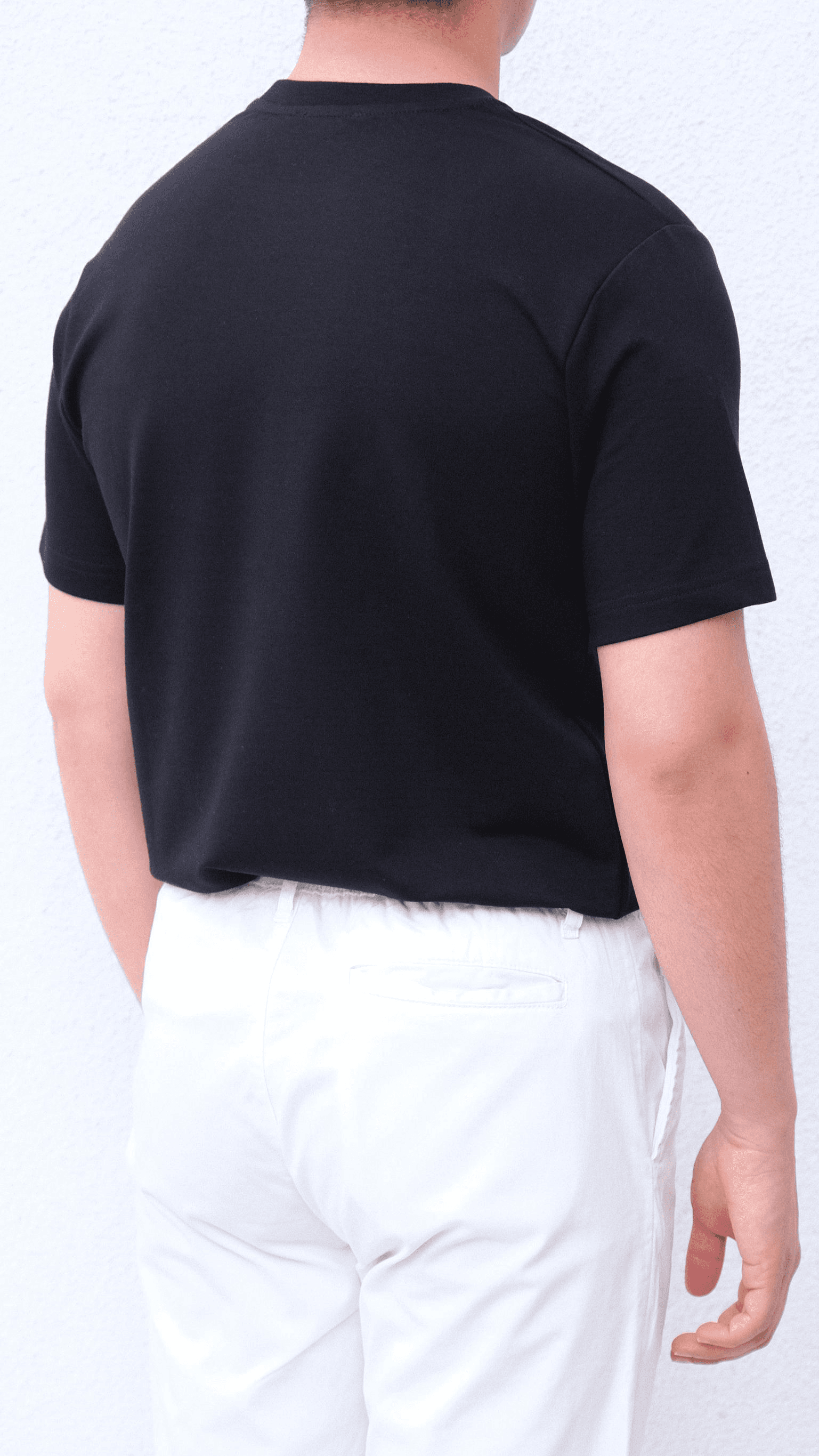 Siyah Basıc Regular Tshirt