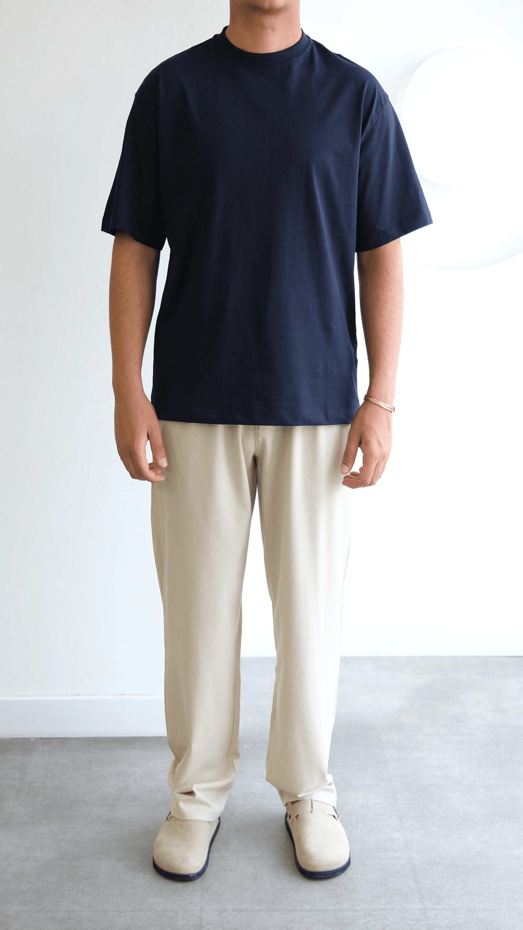 Lacivert Basic Tshirt