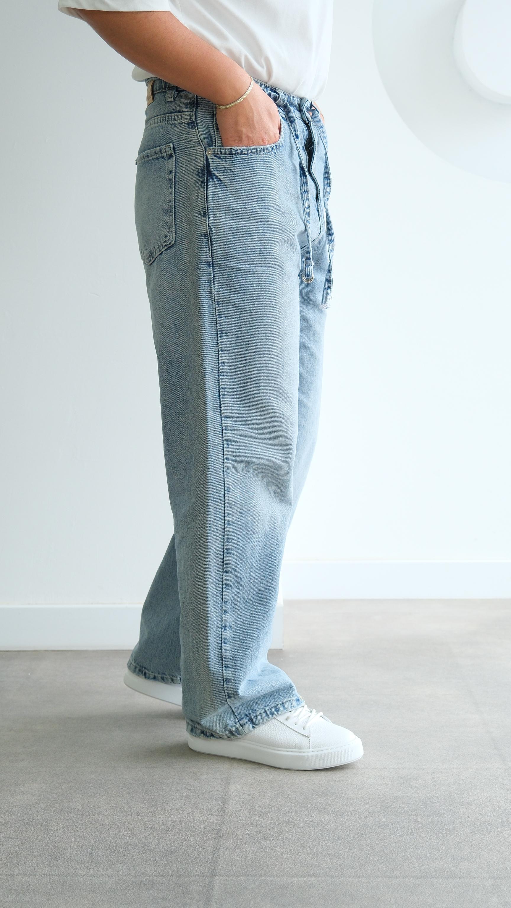 Mavi Baggy Jean Pantolon