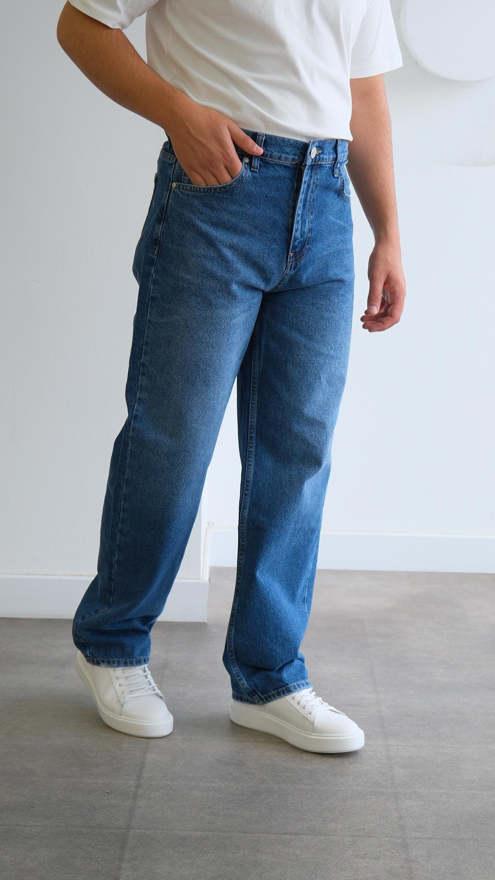 Mavi Baggy Jean Pantolon