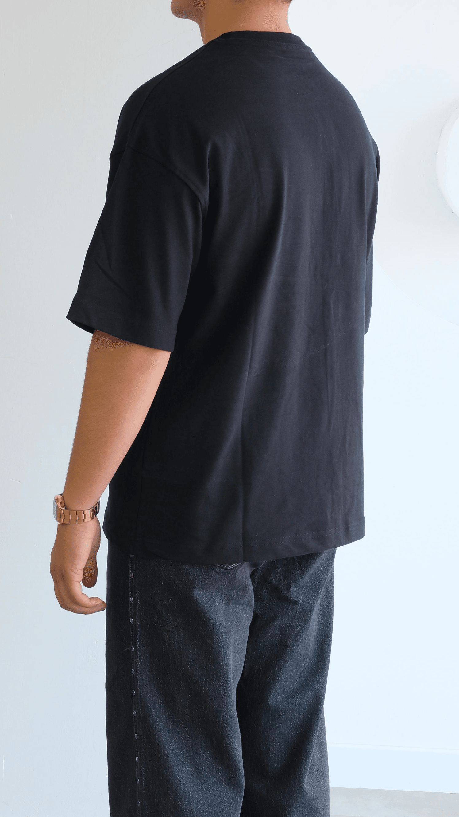 Siyah Oversize Basıc Tshirt