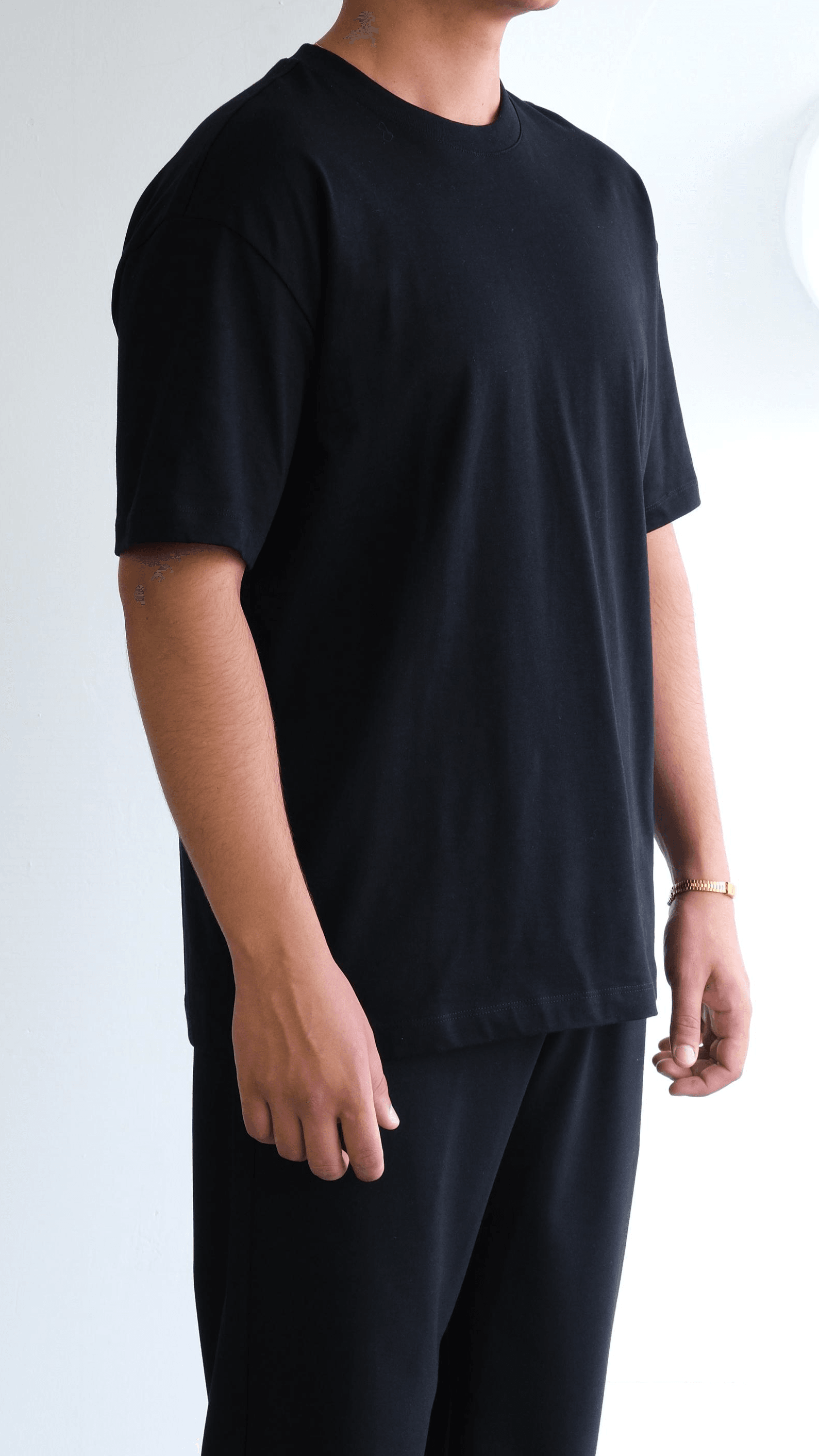 Siyah Oversize Basıc Tshirt