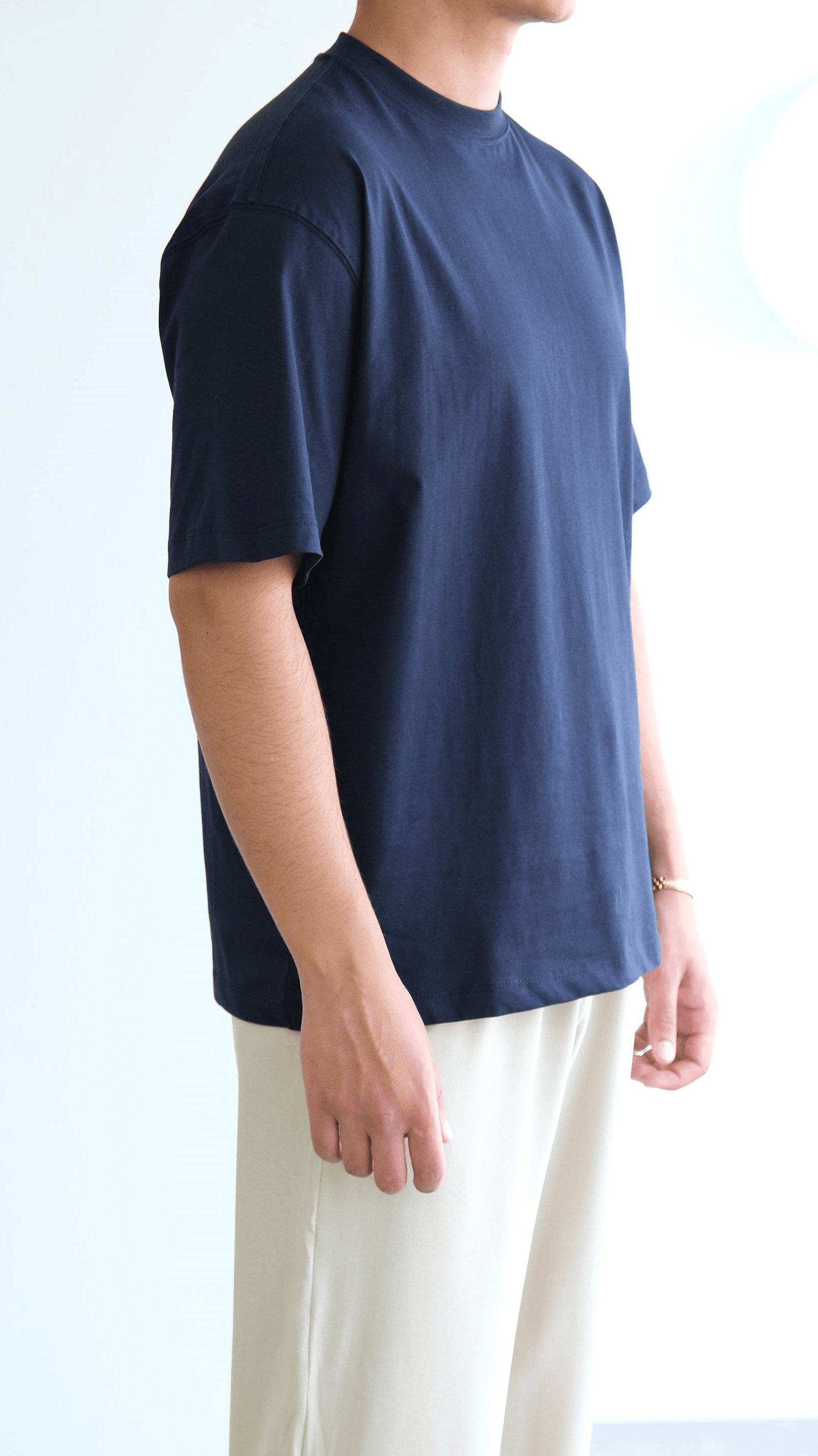 Lacivert Basic Tshirt