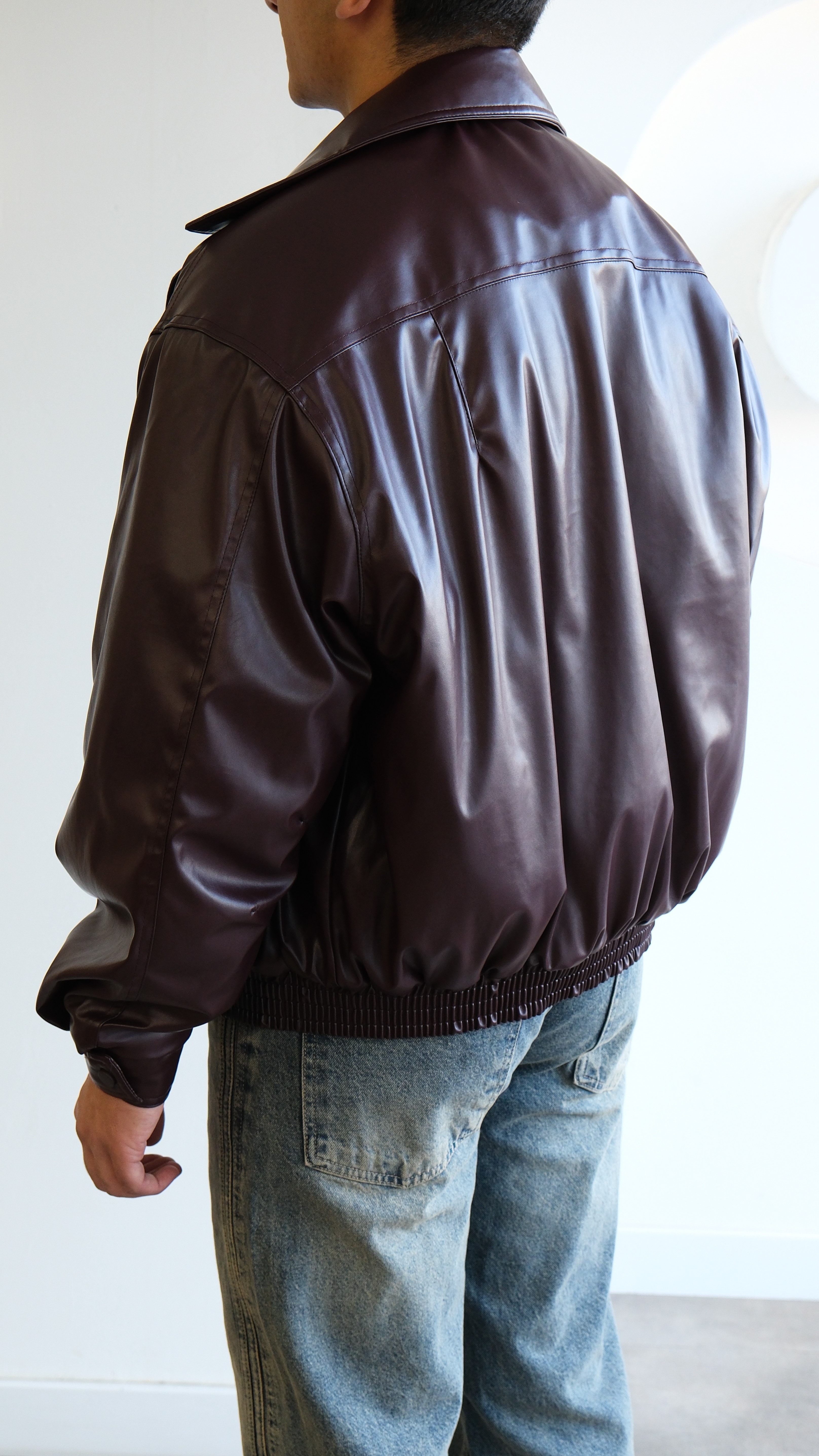 Bordo Bomber Deri Mont