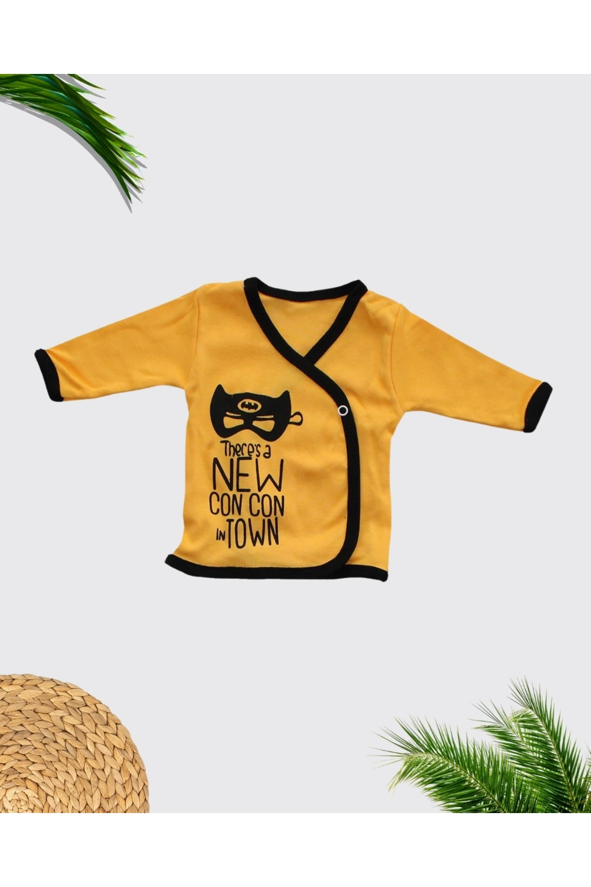 %100 0rganik Pamuklu 5'li Batwin Down Hastane Çıkışı Seti