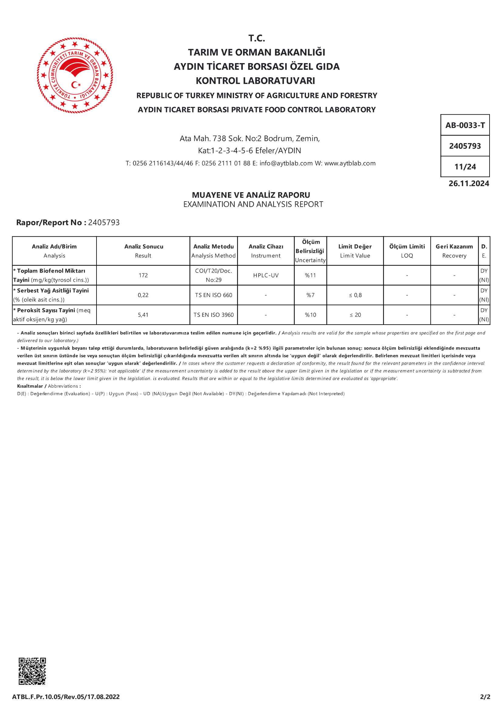 Naturel Sızma Erken Hasat Soğuk Sıkım Arbequina Zeytinyağı - Yeni Sezon - 500ml 