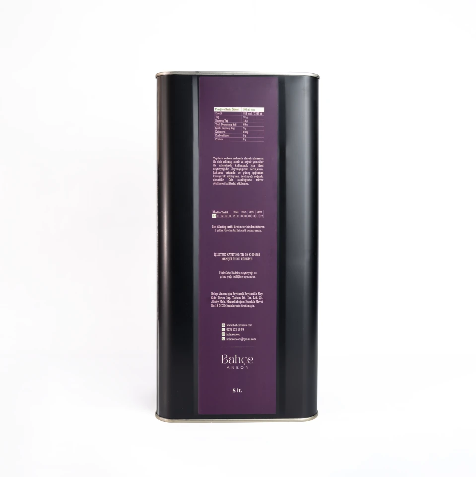 Naturel Birinci Soğuk Sıkım Zeytinyağı - 5 Litre