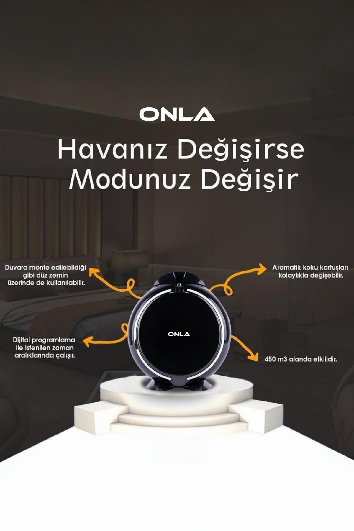 Onla Geni̇ş Alan Koku Maki̇nesi̇
