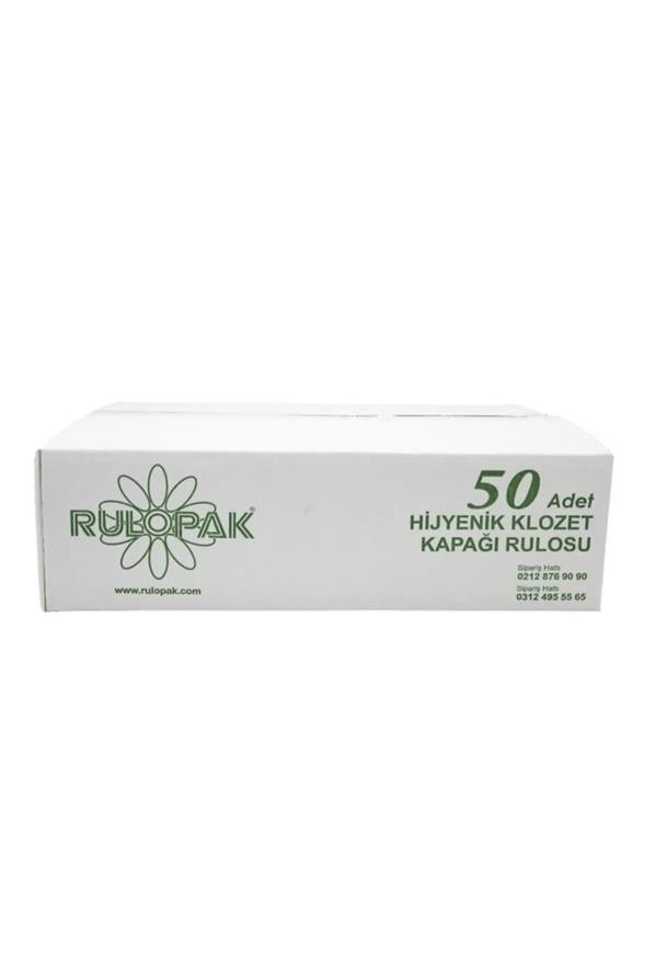 Rulopak Sensörlü Hijyenik Klozet Kapağı Rulosu 50'li