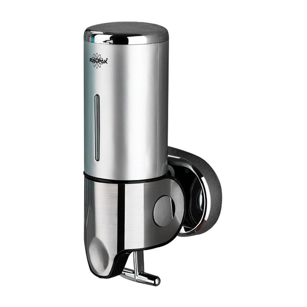 Rulopak Metalik T Çekmeli Paslanmaz Sıvı Sabunluk R-3013
