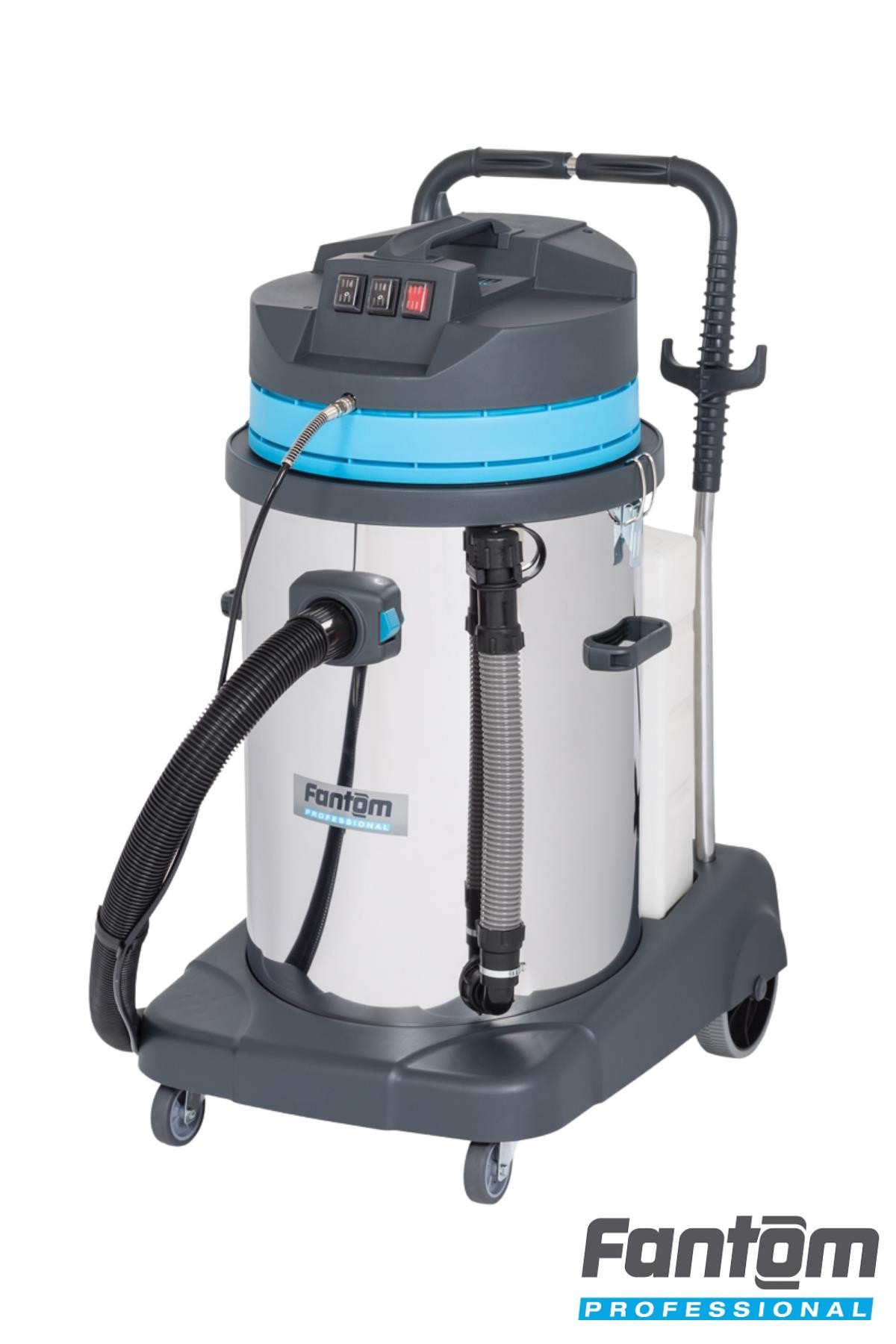 Fantom Promax 800CM2Y Halı Yıkama Islak Kuru Çelik Gövdeli Profesyonel Elektrikli Süpürge