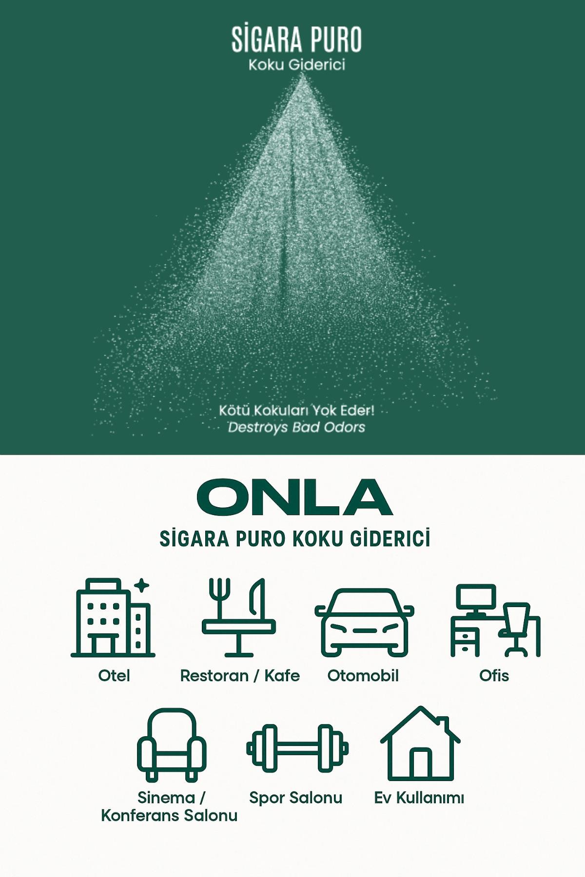 ONLA Sigara Puro Kötü Koku Giderici Sprey 150ML