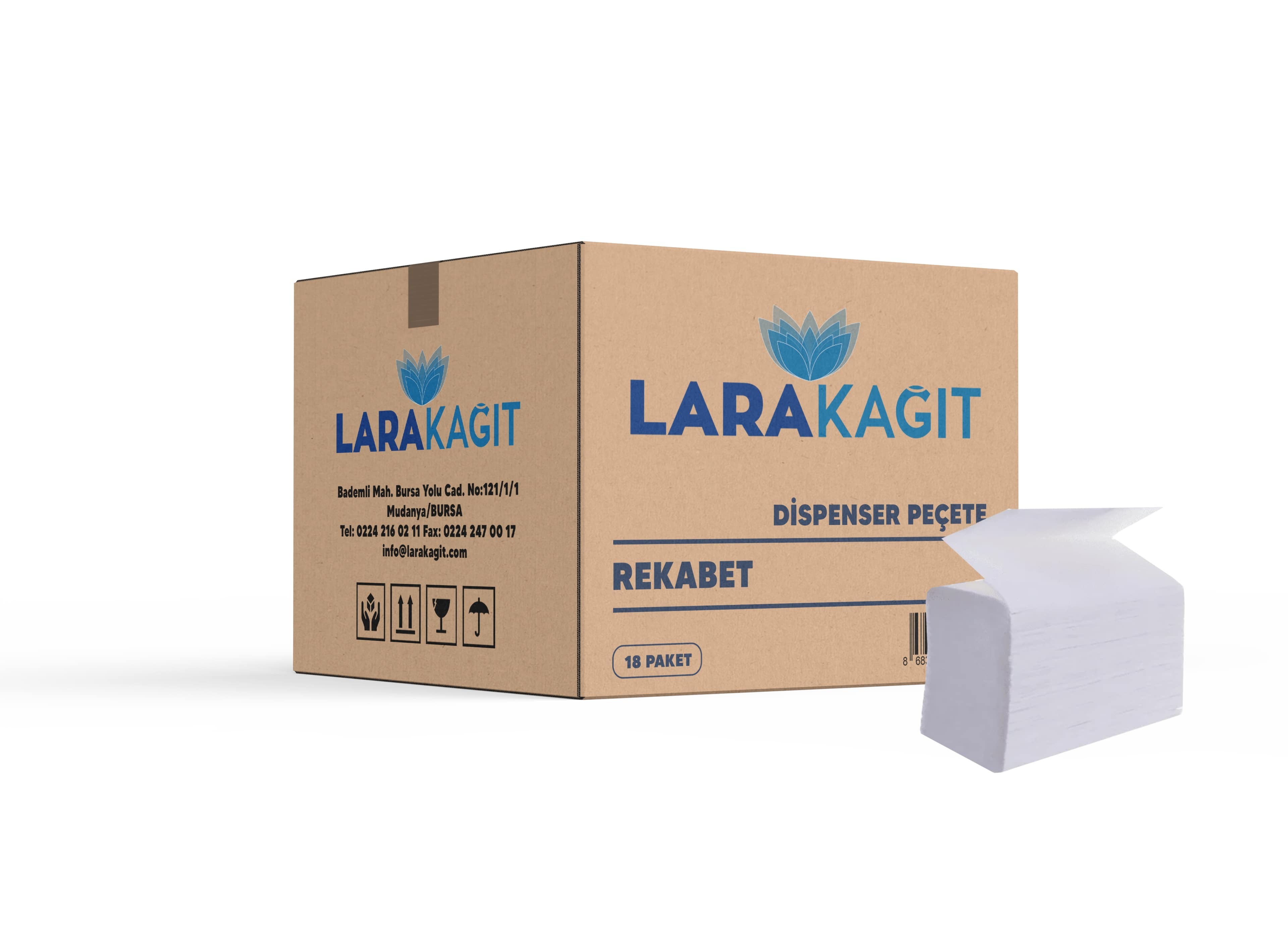 Lara Rekabet Dispenser Peçete 200 x 18 Adet