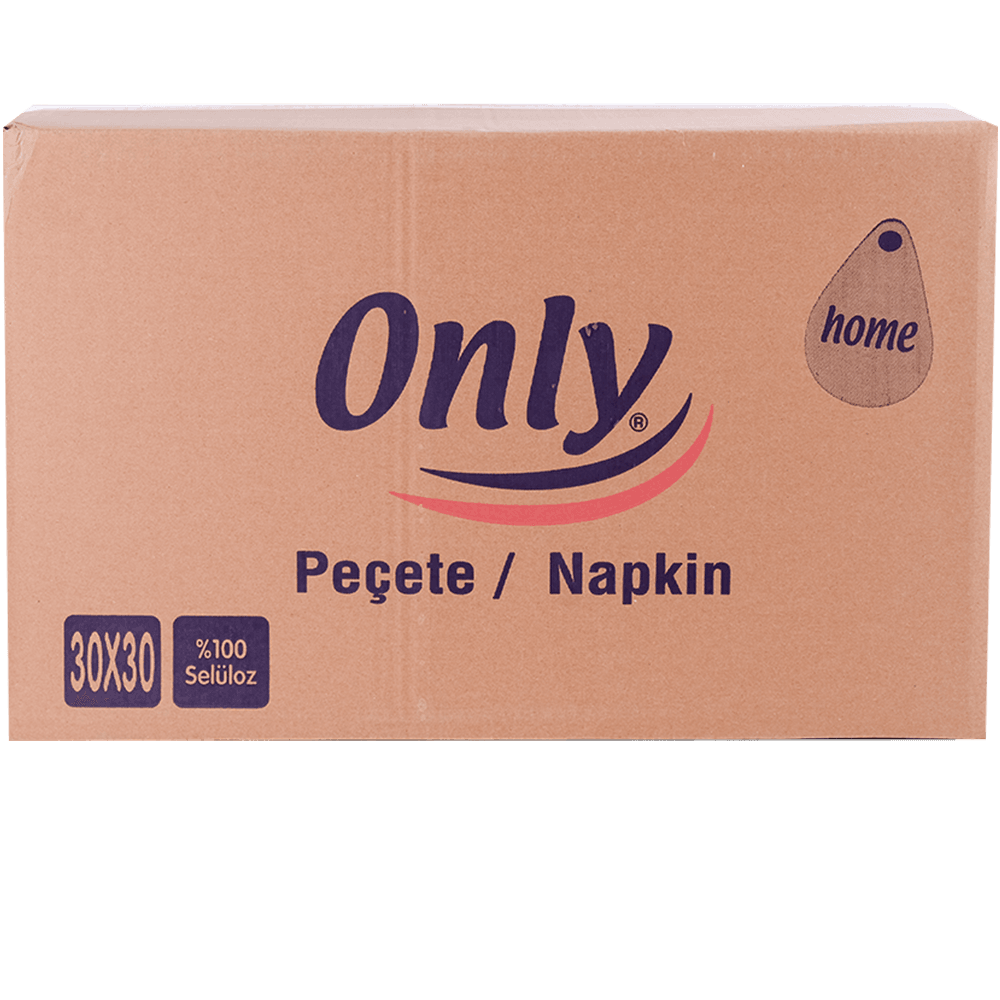 Only Home 30x30 Çift Katlı Servis Peçete 24 Adet