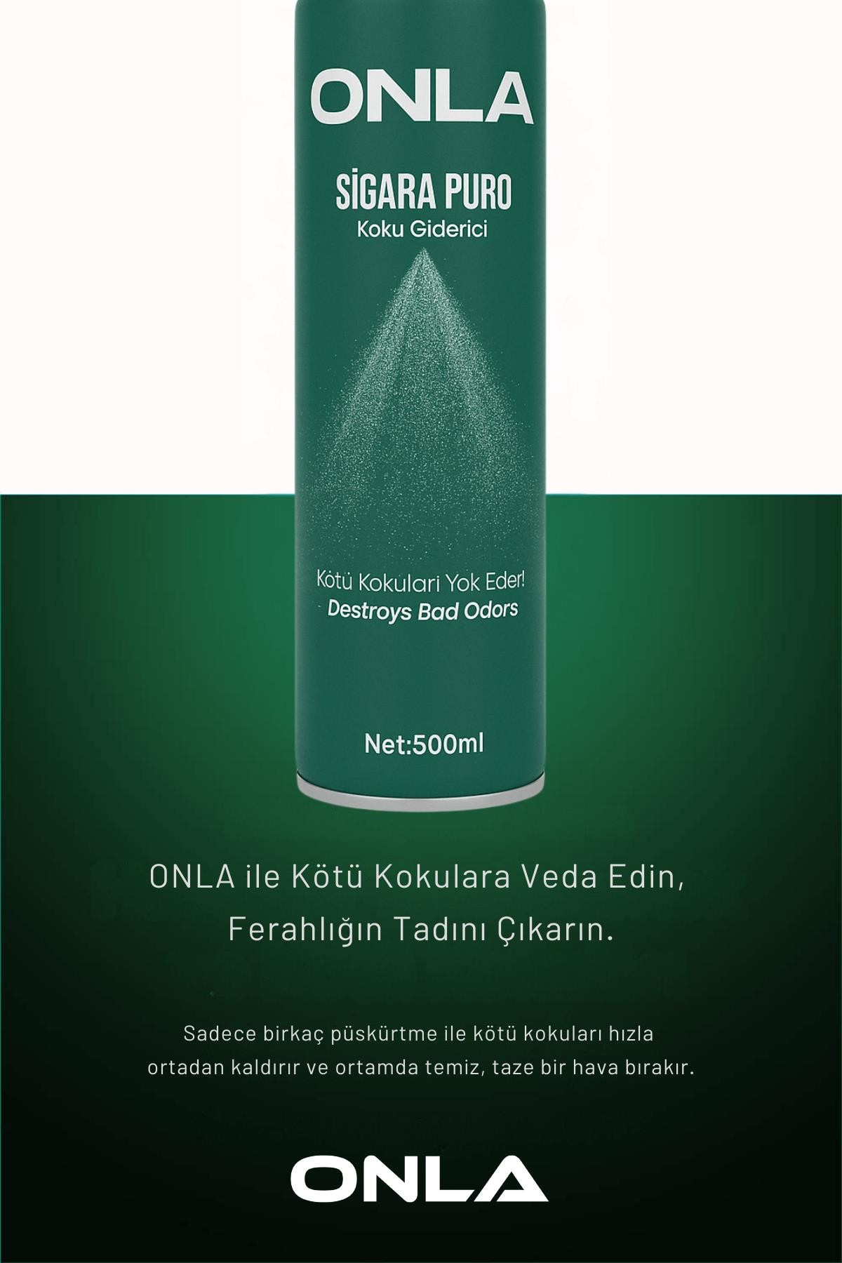 ONLA Sigara Puro Kötü Koku Giderici Sprey 500ML