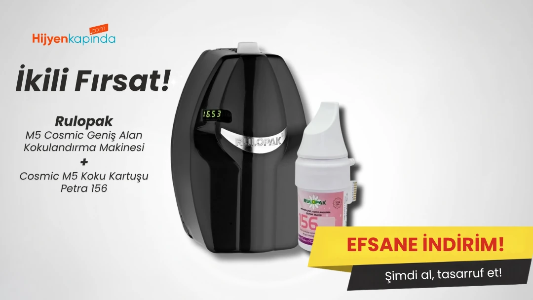 Cosmic M5 Profesyonel Geniş Alan Kokulandırma Makinesi ve Petra Koku Kartuşu Seti