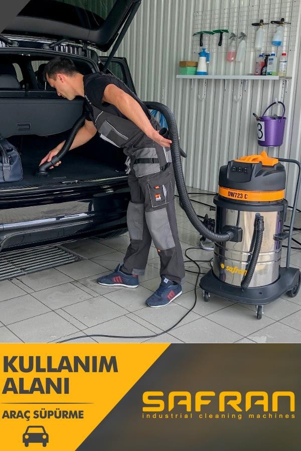 Safran DWP 772 Sanayi Tipi İki Motorlu Süpürge Makinası