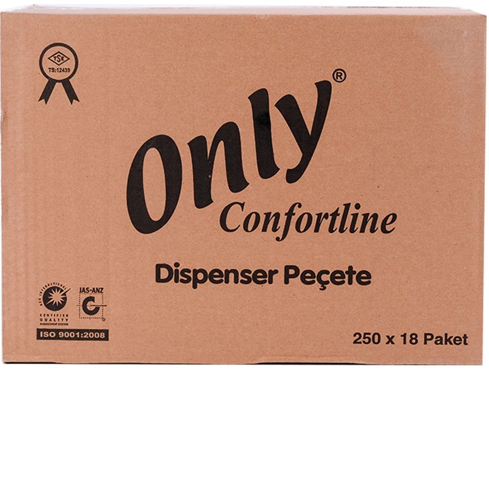 Only Dispenser Peçete 250'Li 18 Adet