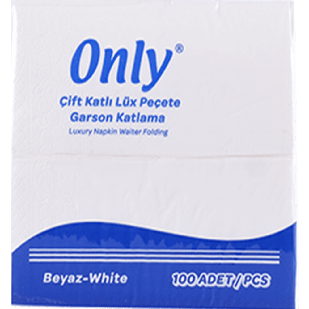 Only 33x33 Garson Katlama 100'lü Peçete 12 Adet