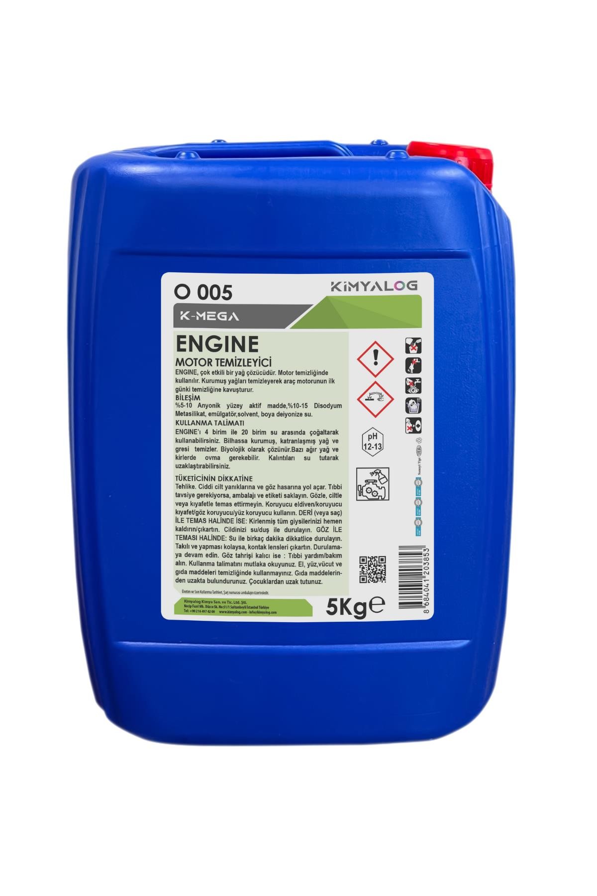 Kimyalog K-Mega Engine Motor Temizleyici 5 LT