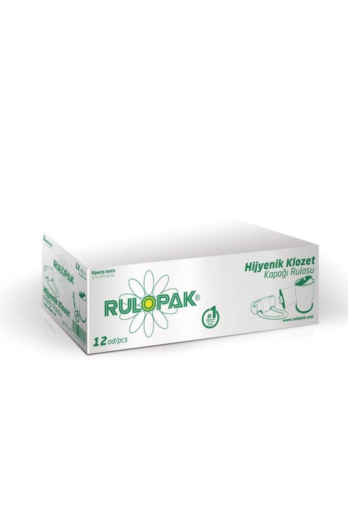 Rulopak Sensörlü Hijyenik Klozet Kapağı Rulosu 12'li