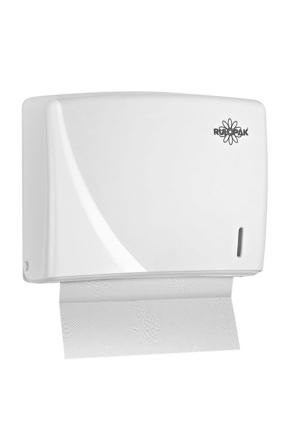 Rulopak Modern Z Katlama Kağıt Havlu Dispenseri 200'Lü Beyaz