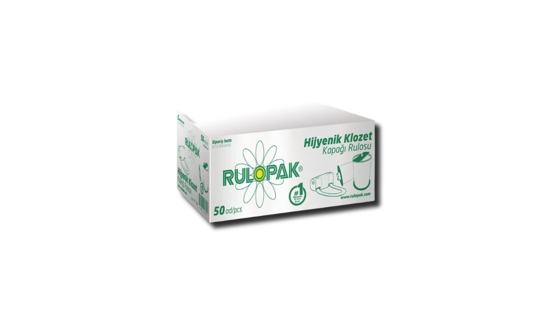 Rulopak Sensörlü Hijyenik Klozet Kapak Sistemi ve 50’li Yedek Rulo Seti