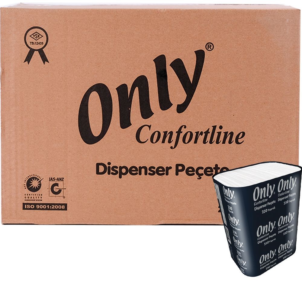 Only Dispenser Peçete 250'Li 18 Adet