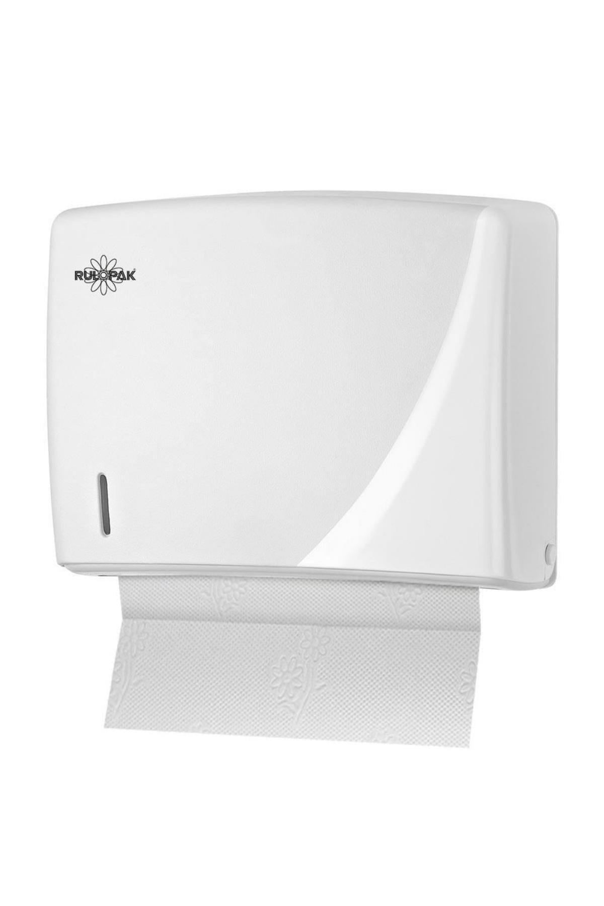 Rulopak Modern Z Katlama Kağıt Havlu Dispenseri 200'Lü Beyaz