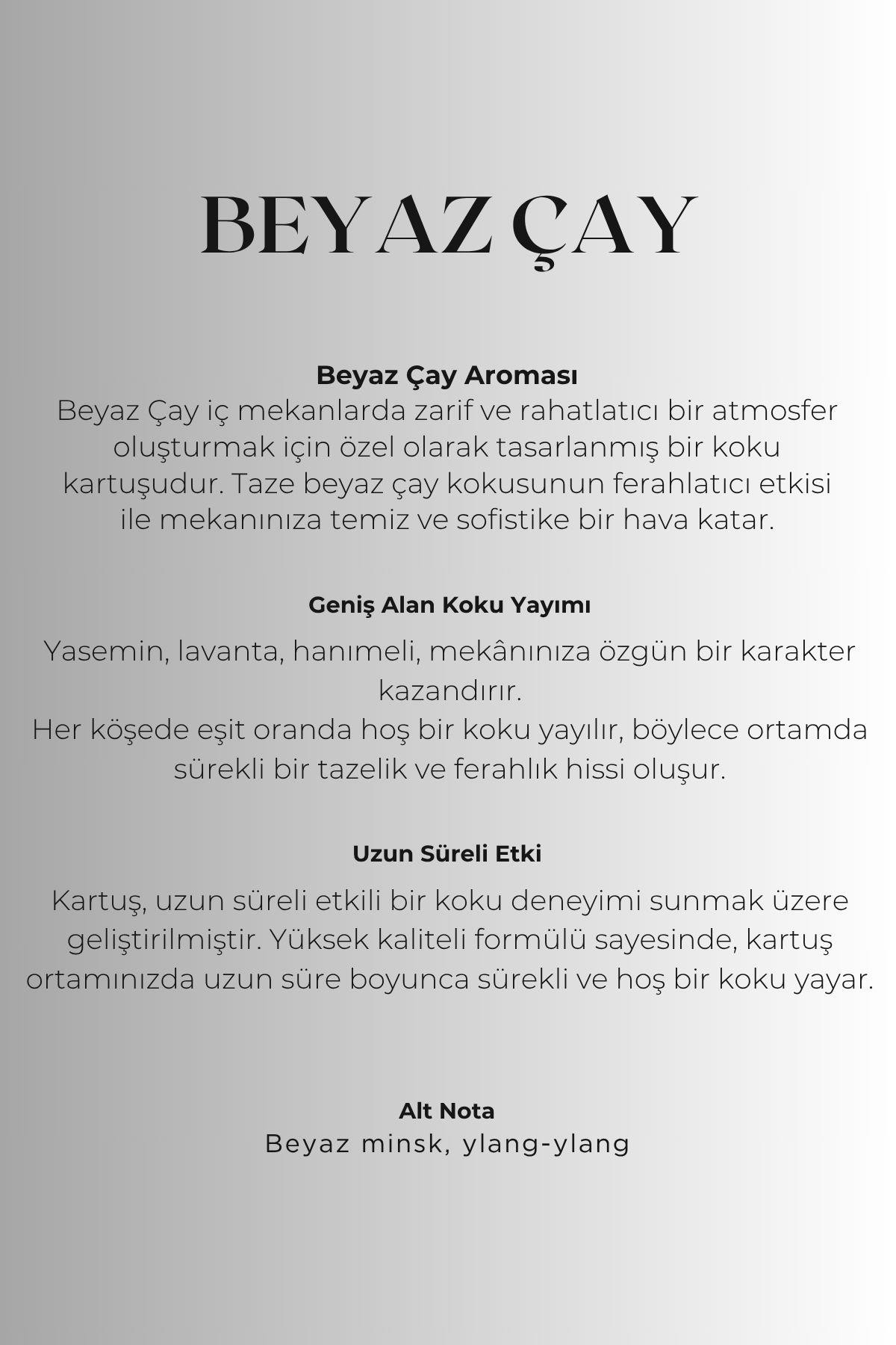 Quu Plus Space Geni̇ş Alan Beyaz Çay Koku Kartuşu