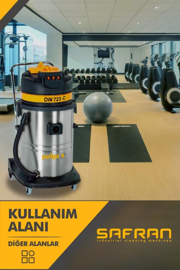 Safran DWC 321 Sanayi Tipi Tek Motorlu Süpürge Makinası