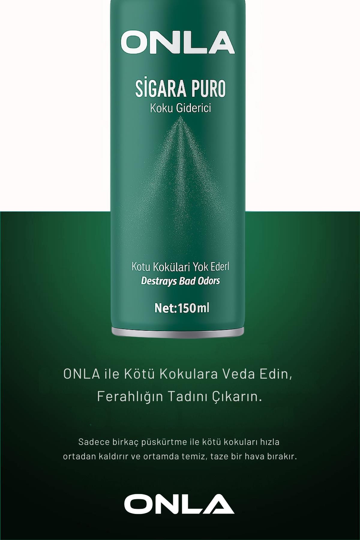 ONLA Sigara Puro Kötü Koku Giderici Sprey 150ML