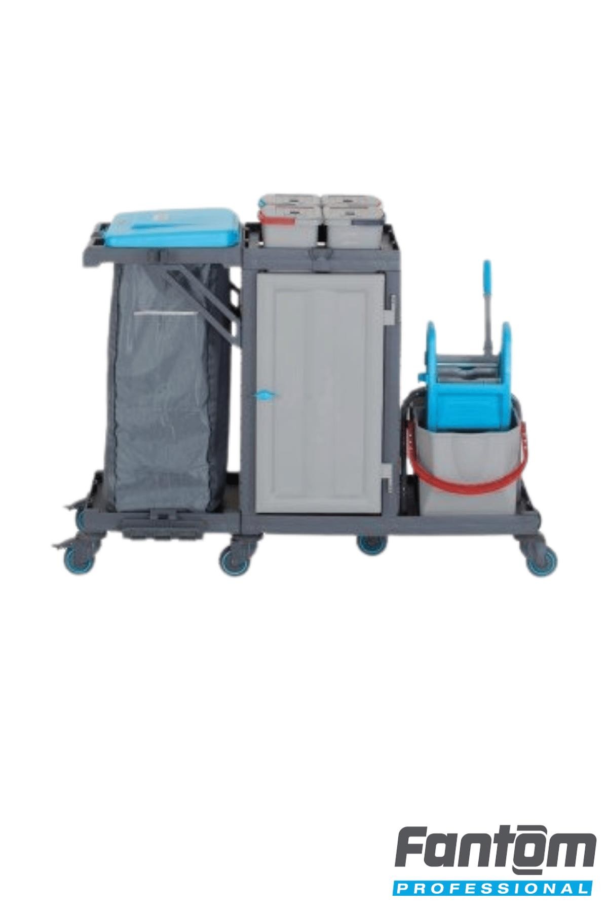Fantom Procart 3345 Temizlik Arabası Hastane, Okul, Yurt, Rezidans Ve Restaurant Kat Temizlik Arabası