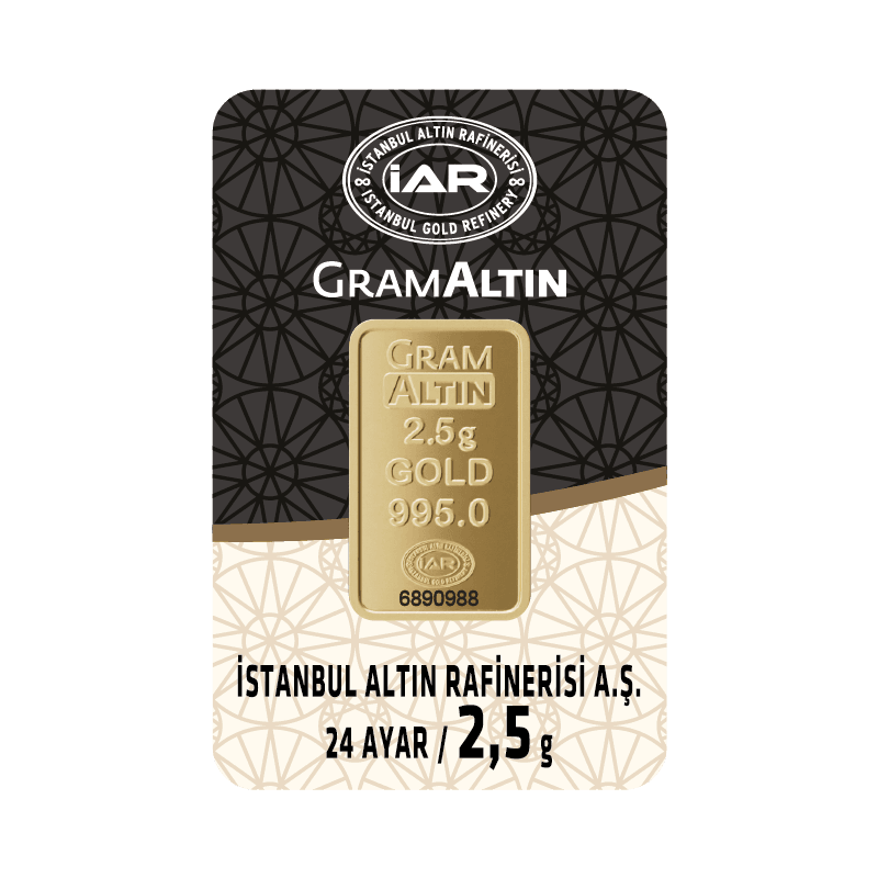 24 AYAR 995.0 GRAM ALTIN - 2,5 GRAM