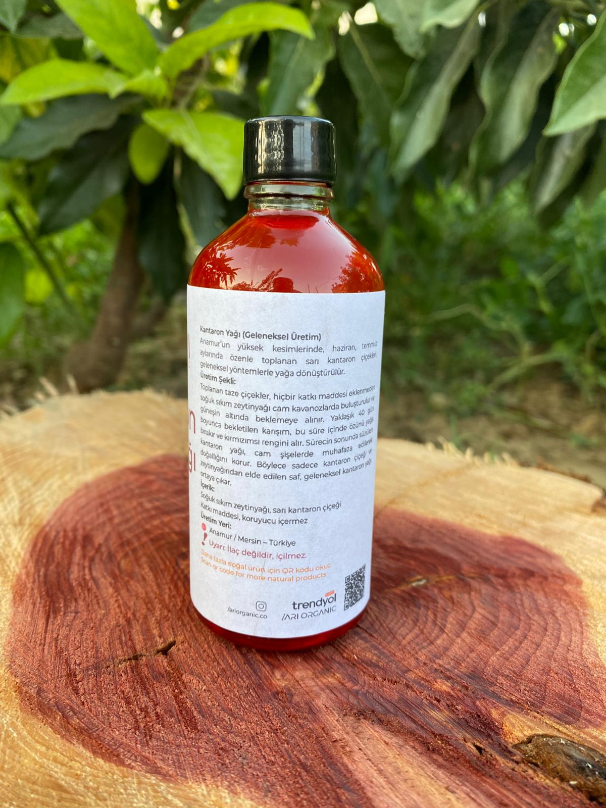 Kantaron yağı 100ml (geleneksel üretim)