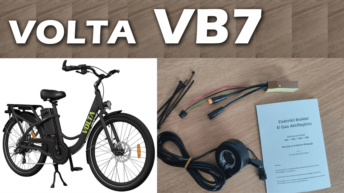 Parmak Gazı ve Aktifleştirme Aparatı (2024 sonrası modeller) - VB7 kargo bisikleti