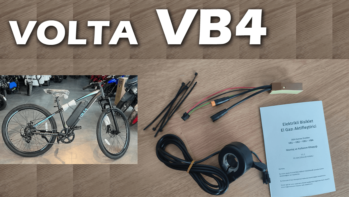 Parmak Gazı ve Aktifleştirme Aparatı (2024 sonrası modeller) - VB4 dağ bisikleti