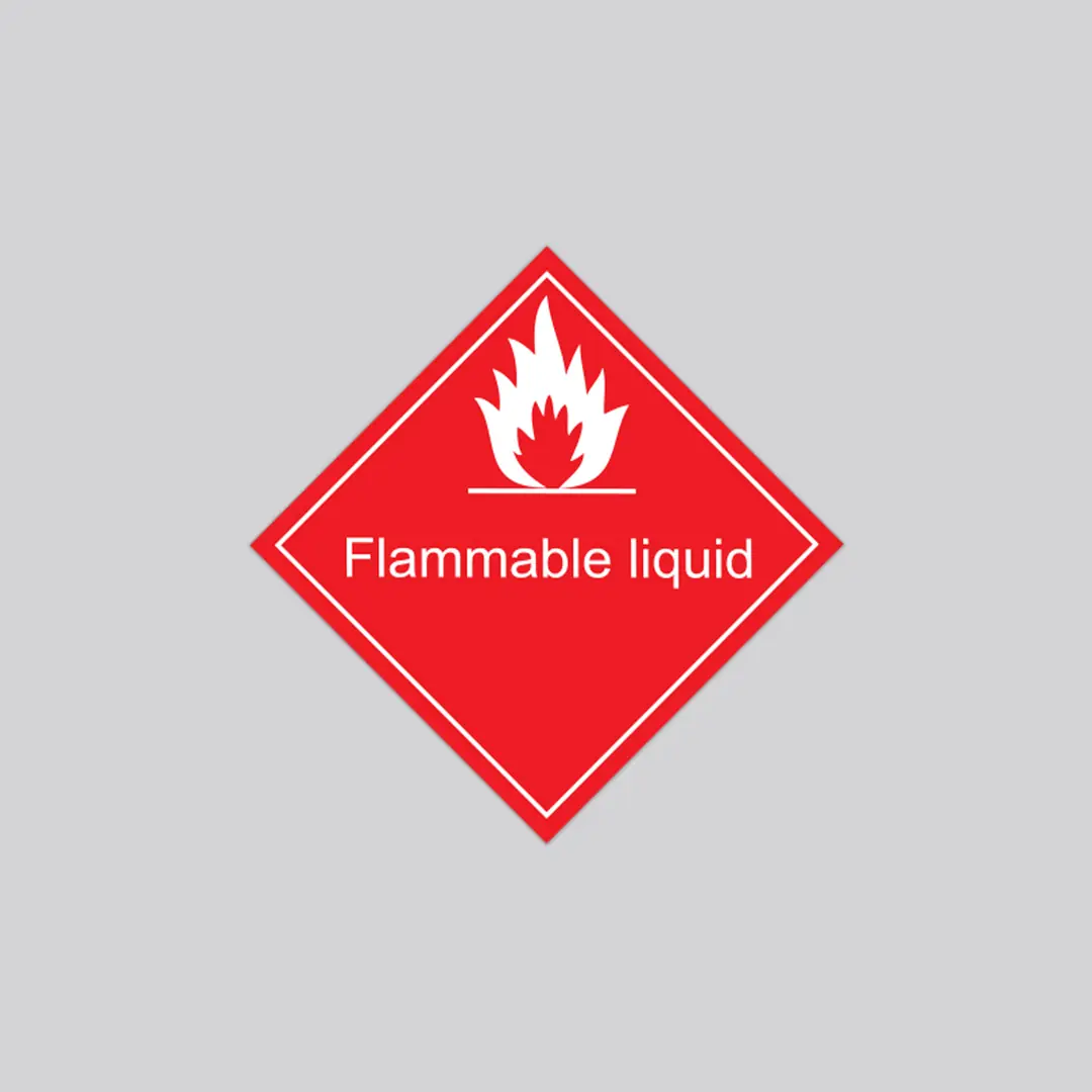 Flammable Liquid ADR Etiketi | International Hazard Label – Tekin Ozalit