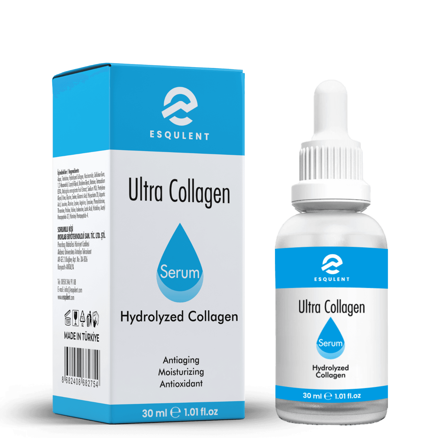  Esqulent  Ultra Collagen Serum - Sıkılaştırıcı ve Kırışıklık Karşıtı  Kollajen Serum 30 ml