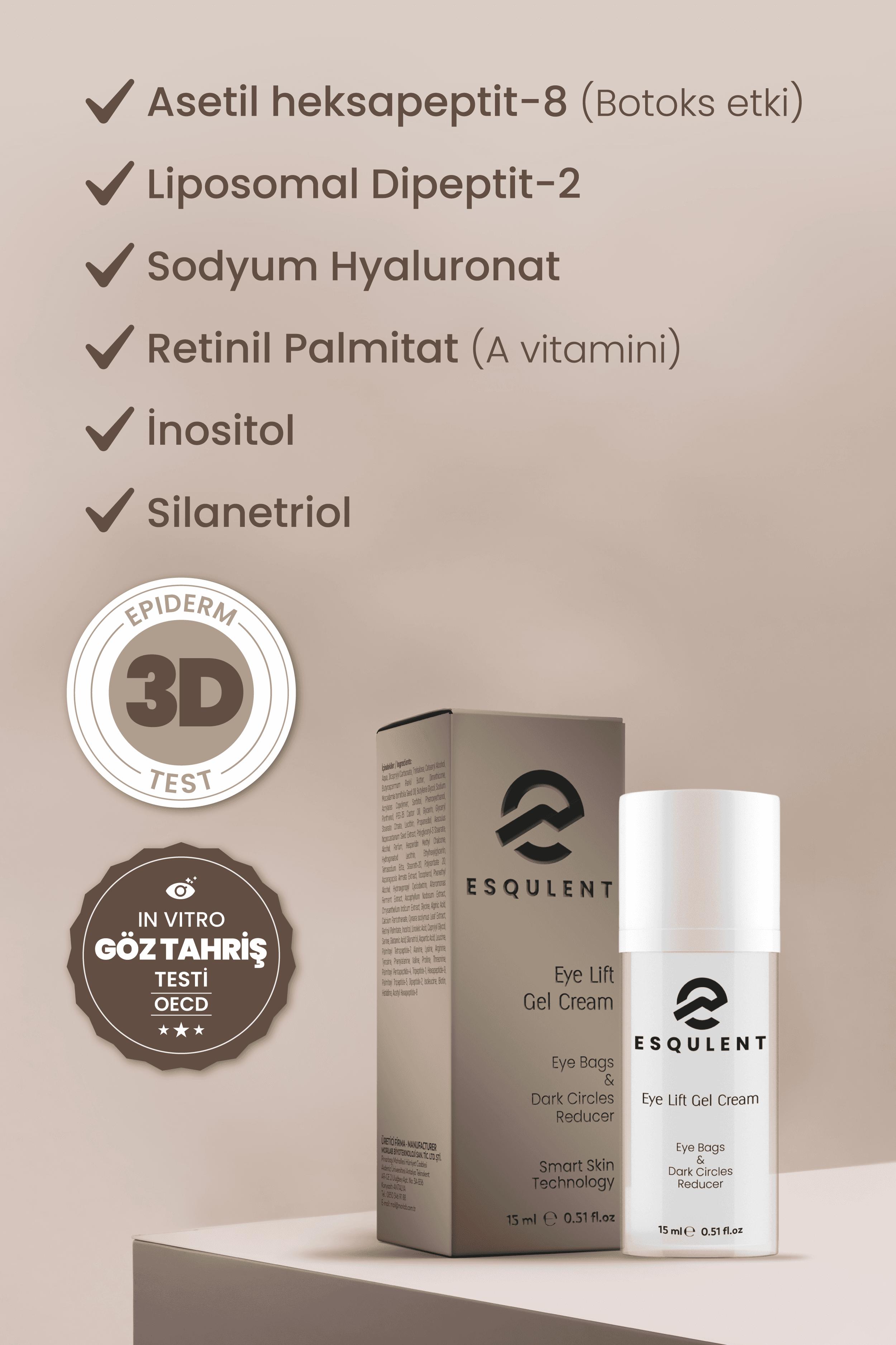  Esqulent Lifting Etkili Göz Kremi 15 ml