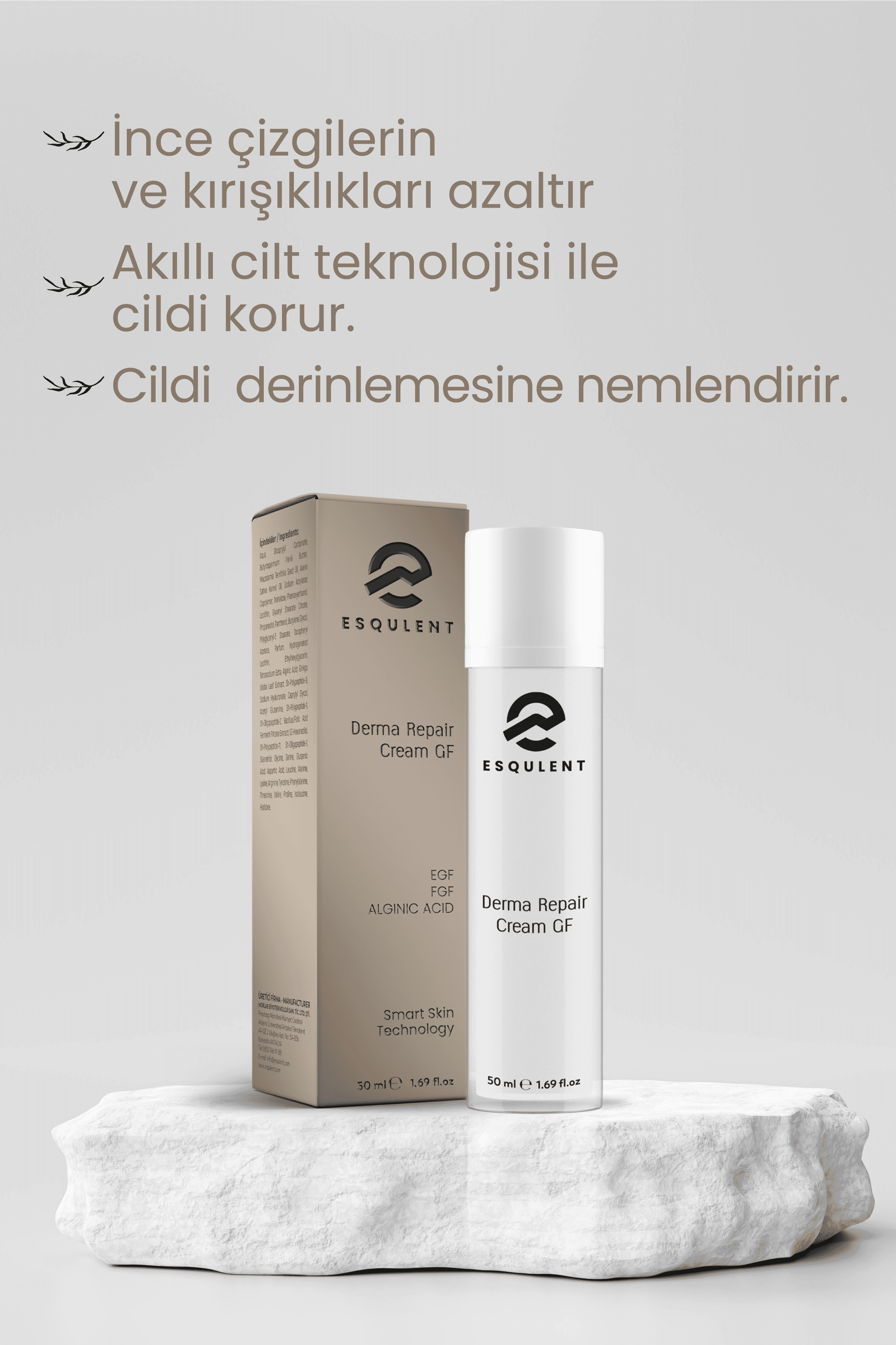 Esqulent Büyüme Faktörlü Yaşlanma Karşıtı  Krem 50 ml