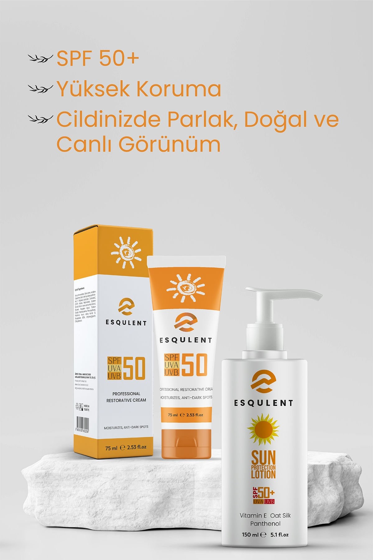  Esqulent Leke Giderici Etkili 50 Faktörlü Güneş Kremi 75 ml