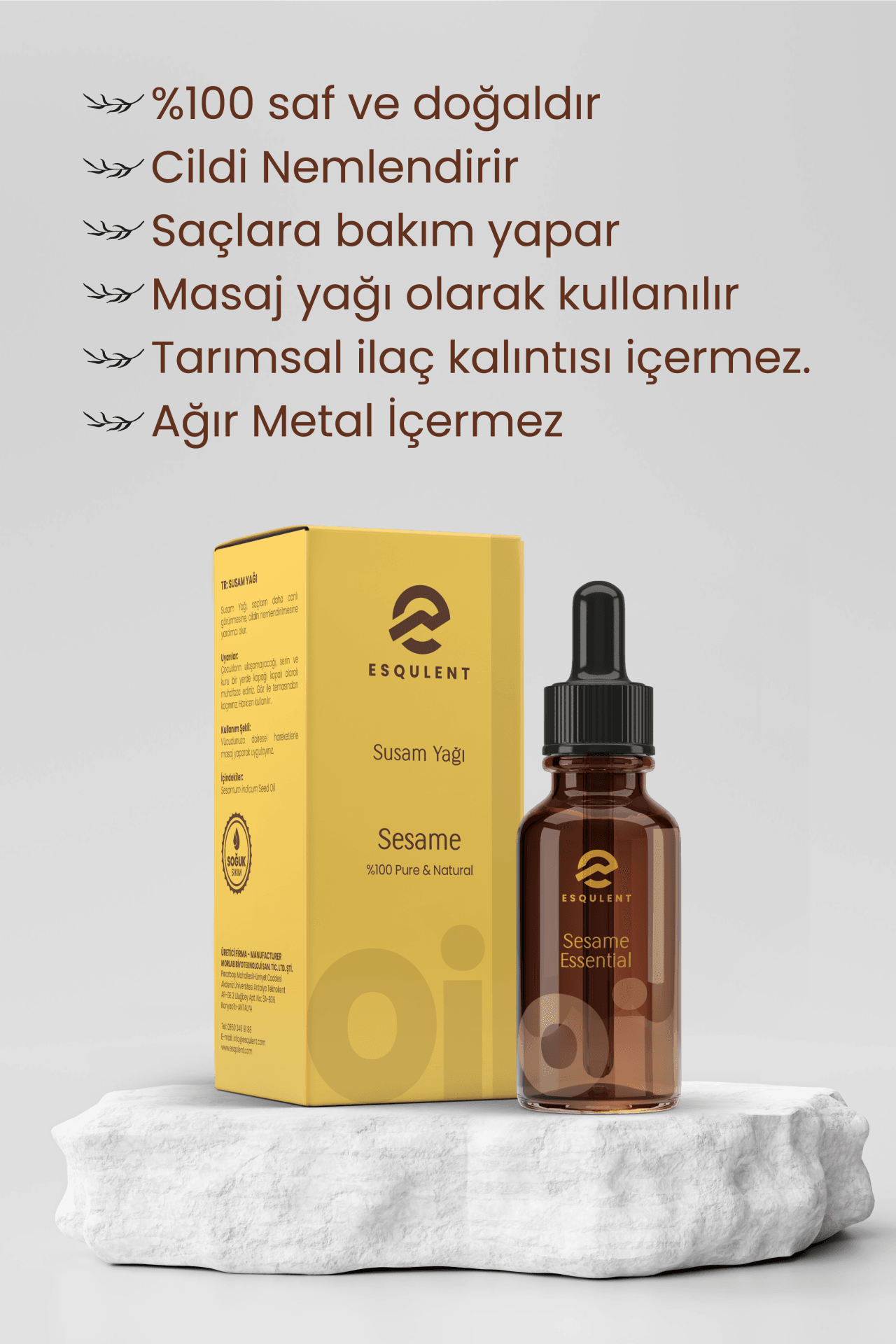  Esqulent Susam Yağı 30 ml