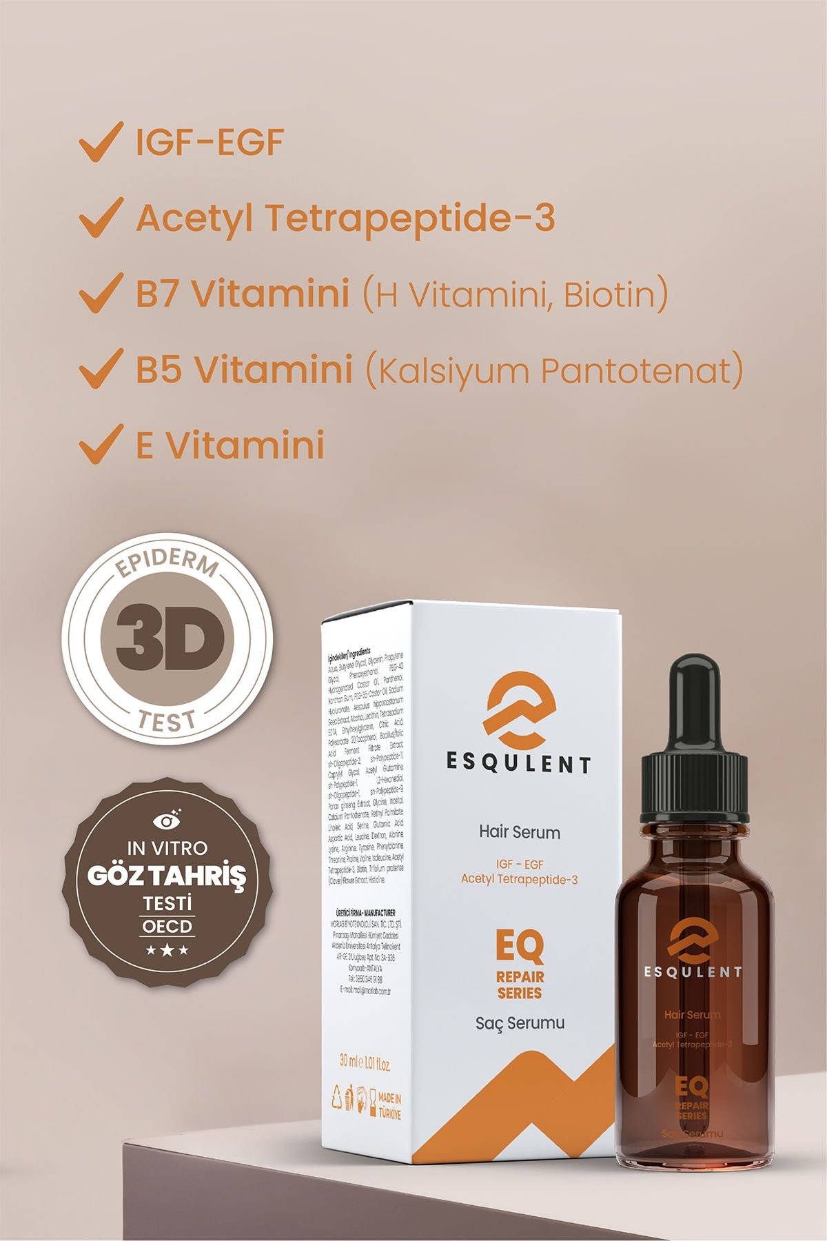 Dökülme Karşıtı Saç Serumu 30 ml