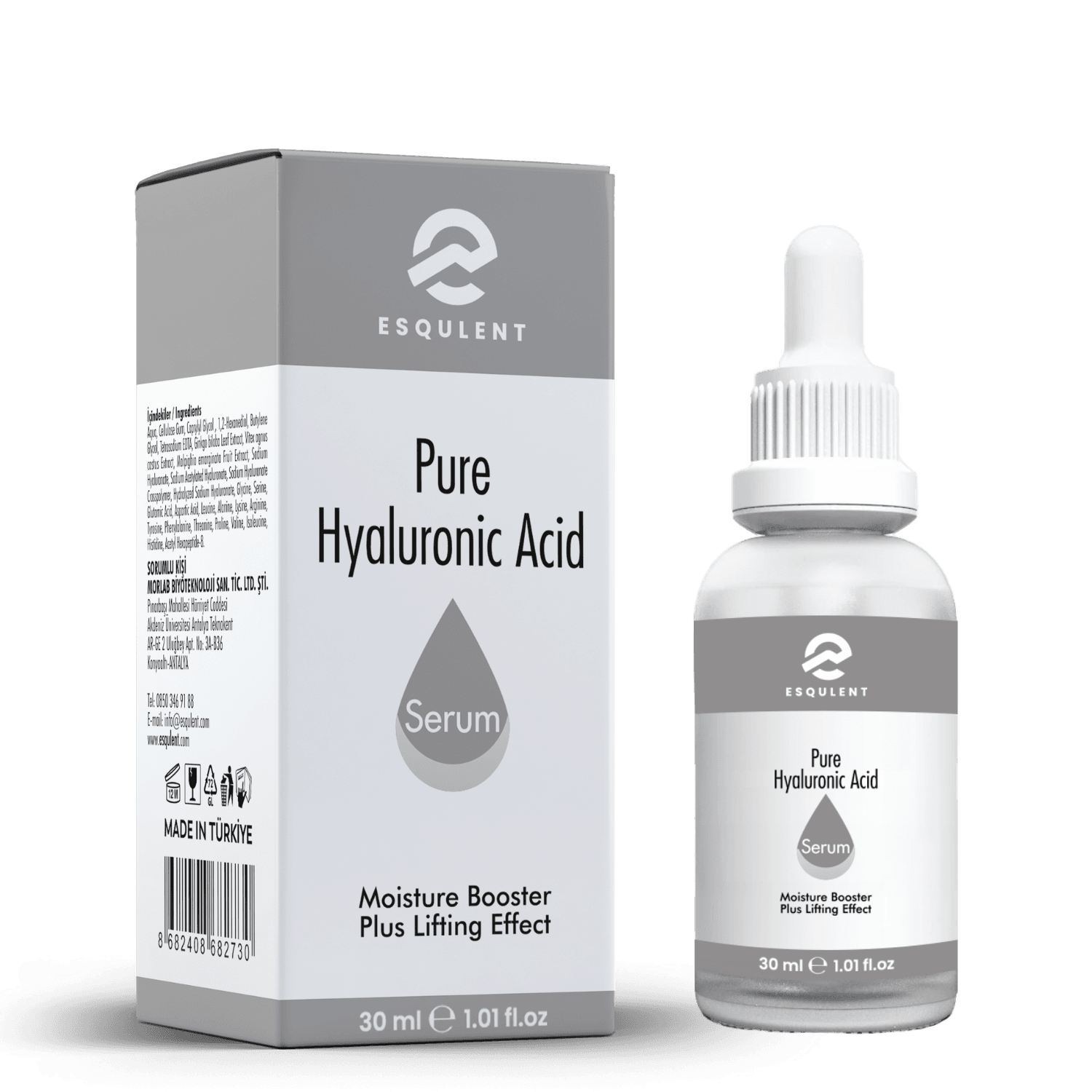   Esqulent  Pure Hyaluronic Acid Serum | Botoks Etkili  Hyaluronik Asit Serum 30 ml