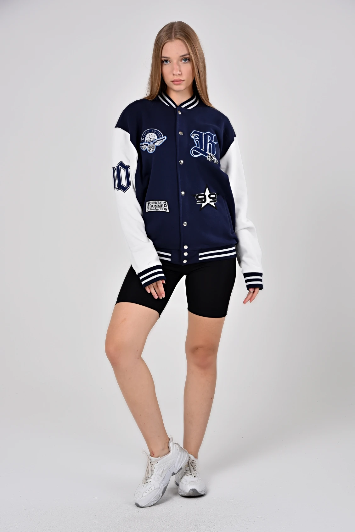 Unisex Oversize OWNERS CLUB Bomber Kolej Ceket