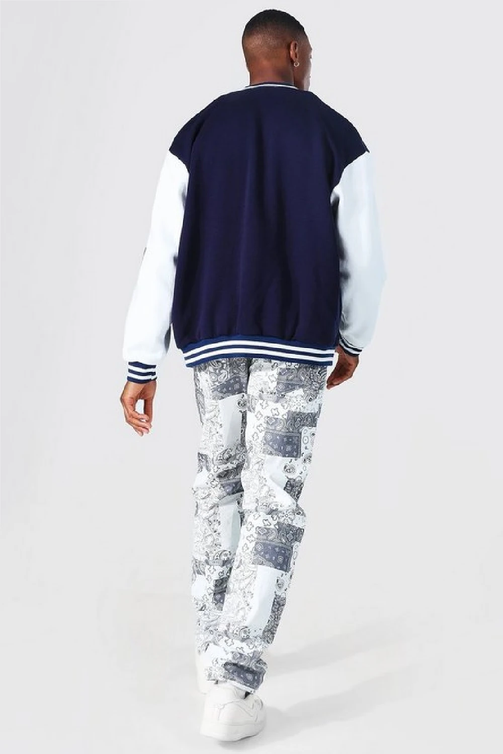 Unisex Oversize Bomber 00 Kolej Ceket